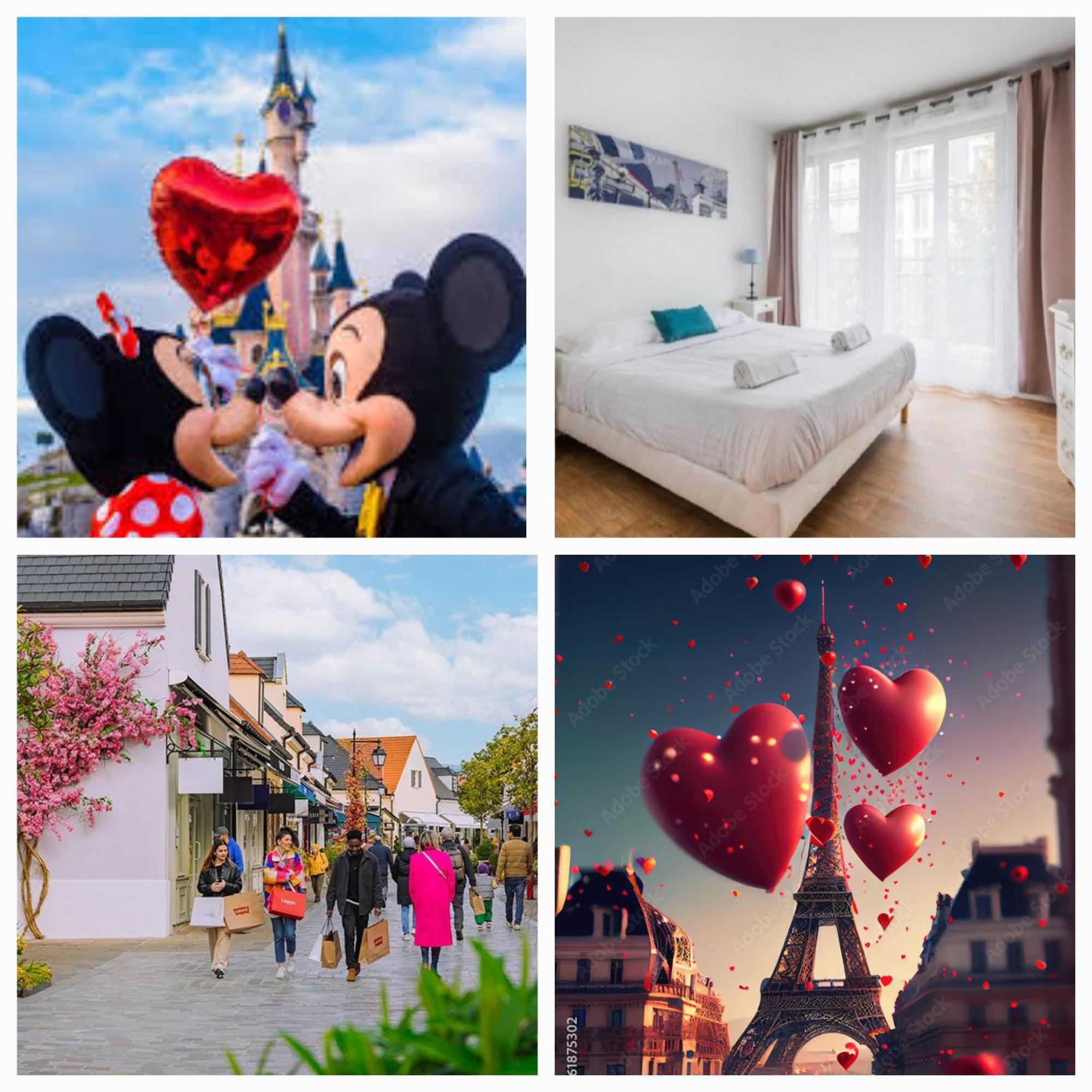 Disney, Very Spacious Comfortable 3 Bedrooms Family Apartment, 8 Pers, Wifi, Netflix เชสซี ภายนอก รูปภาพ